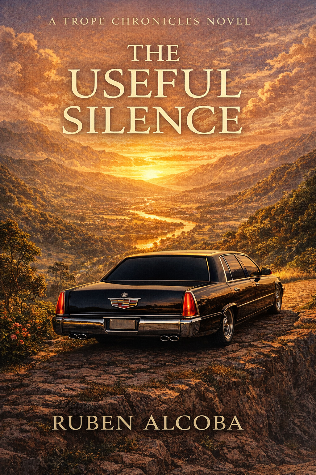 Cover of The Useful Silence (The Trope Chronicles Book 2) by Ruben Alcoba.